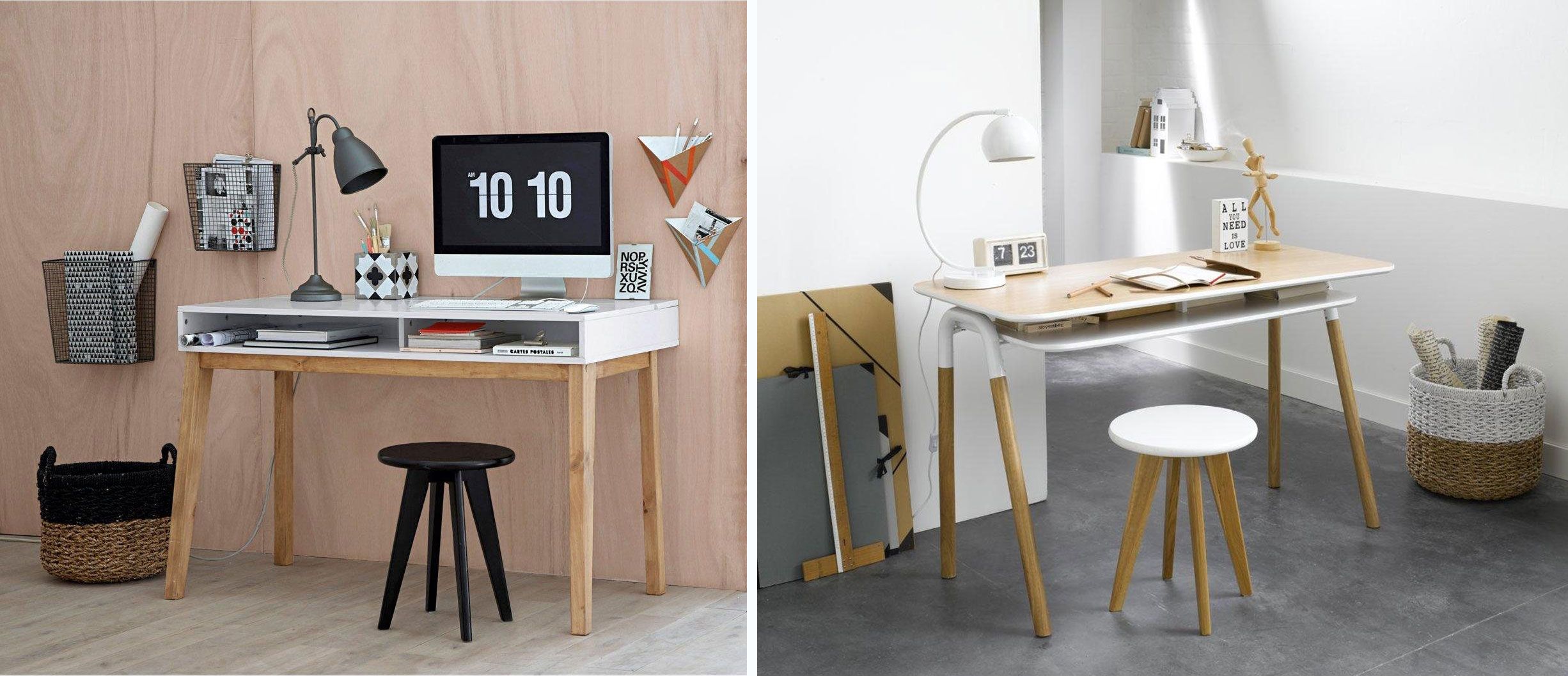 Déco bureau style scandinave