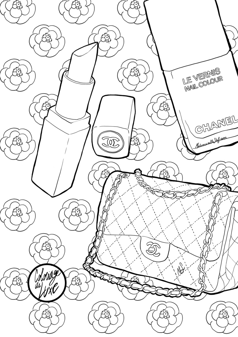 coloriage-sac-chanel-mademoiselle-stef-low - La Seinographe